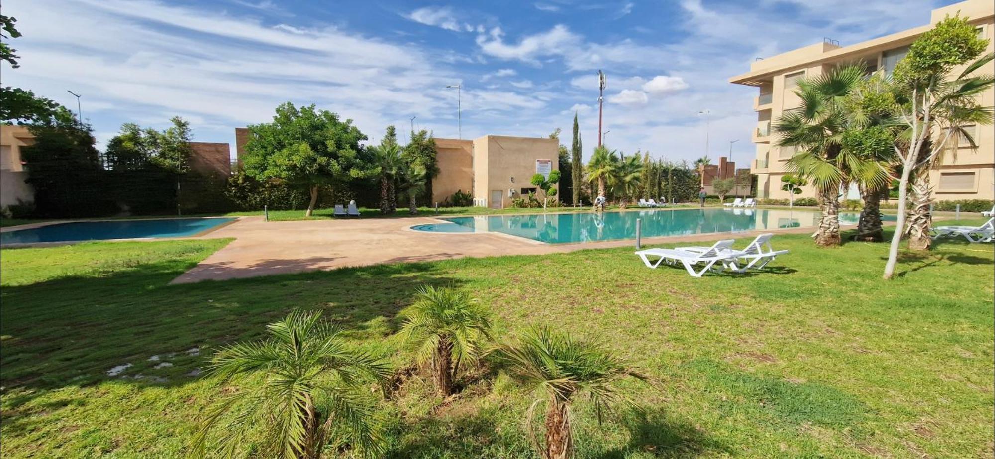 Cosy Appart Avec 2 Piscines, 2 Ch, 2 Sdb Marrakech マラケシュ エクステリア 写真